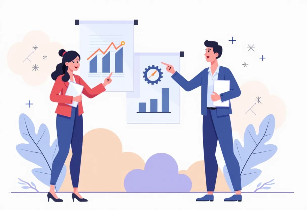 Web design and development services illustration
