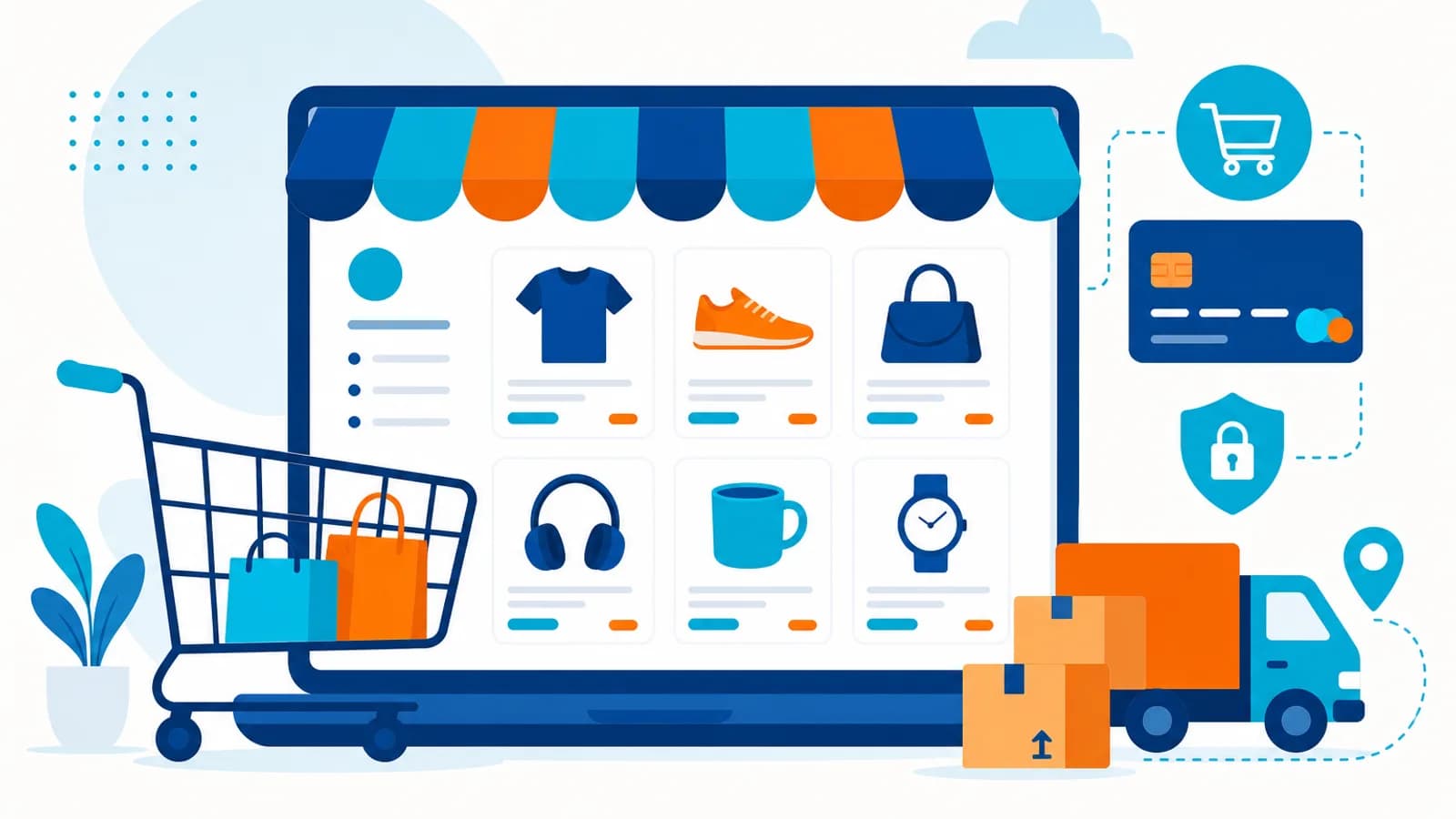 E-Commerce — business solution illustration